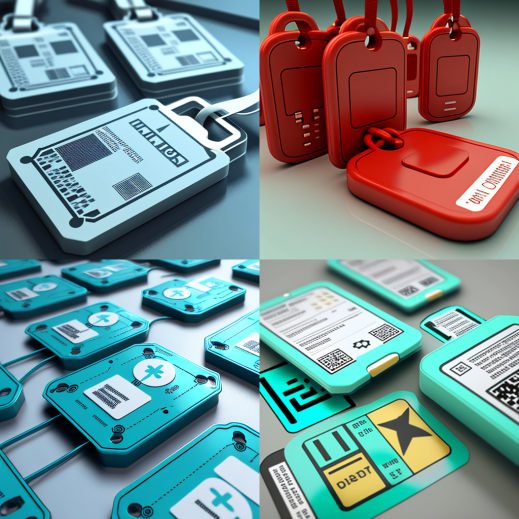 rfid tags in medical industry no text high quality